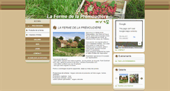 Desktop Screenshot of lapremoudiere.com